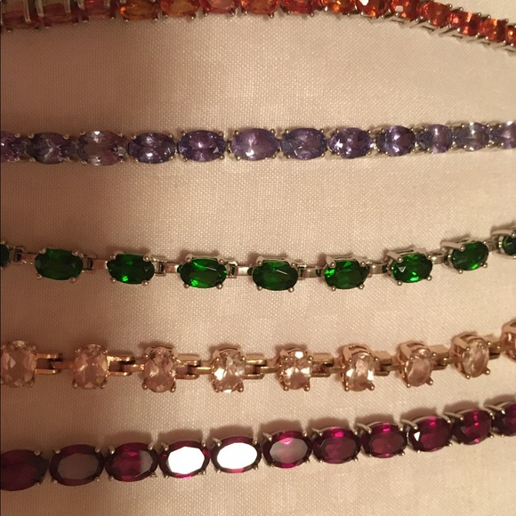 Ladies .925 Sterling Silver with precious stones - Picture 10 of 10